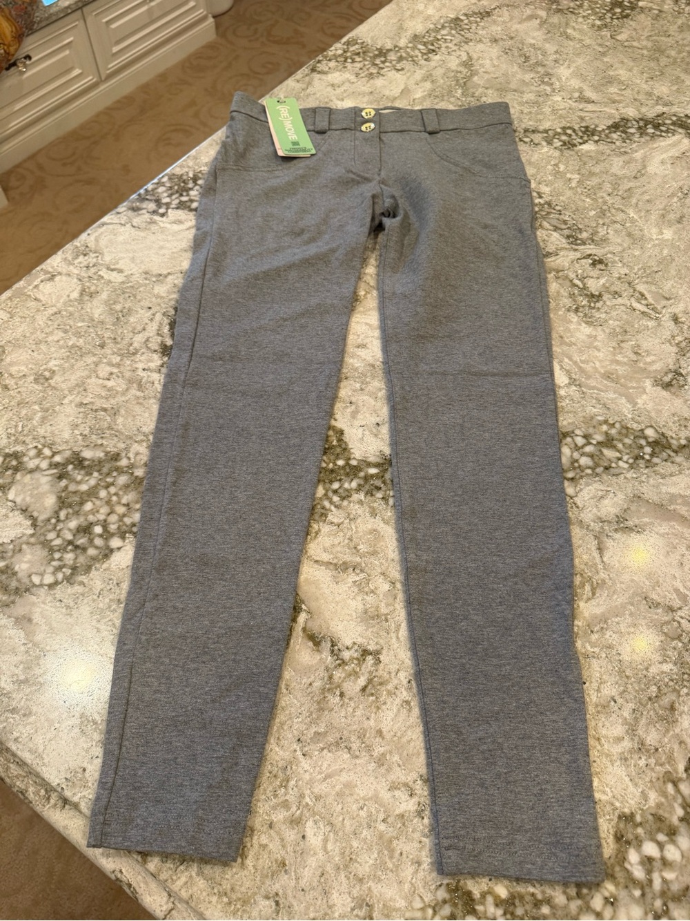 Freddy Heather Gray Slim Leggings